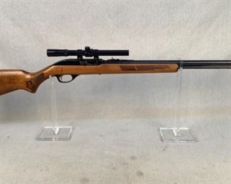 Serial - 18466961
Mfg - Marlin
Model - Limited Edition 6082
Caliber - 22 Long Rifle
Barrel - 22"
Type - Rifle, Semi Automatic
Located in Chattanooga, TN
Condition - 3 - Light Wear
This lot contains a Marlin Limited Edition U.S. Calvary Commemorative model 6082. This rifle has a tube fed magazine and is chambered in 22 Long Rifle. It has a Tasco 4X15 scope.

(LEO SEARCH & SEIZURE)