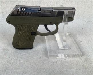 Serial - J2D26
Mfg - Kel-Tec
Model - P3AT
Caliber - 380 Auto Pistol
Barrel - 2.7"
Capacity - 6+1
Type - Pistol
Located in Chattanooga, TN
Condition - 4 - Aged, Heavy Wear
This Kel-Tec P3AT is perfect for those in need of a quality pocket pistol with a reliable action and reputation. This pistol has significant wear on the slide, however also has a nice looking OD Green frame.

(LEO SEARCH & SEIZURE)