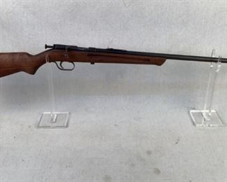 Mfg - Ranger
Model - M34 Rifle
Caliber - 22 Long Rifle
Barrel - 24"
Type - Rifle, Single Shot
Located in Chattanooga, TN
Condition - 3 - Light Wear
This Ranger M34 is a perfect example of a classic single shot rimfire 22 rifle. This rifle is in great shape for it's age and features a blued barrel with a wooden stock. This rifle predates a serial number

(LEO SEARCH & SEIZURe