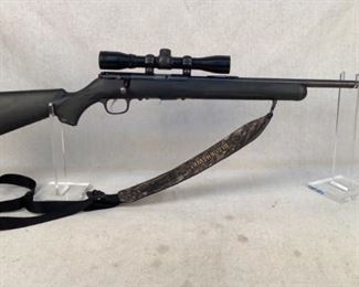 Serial - 0645141
Mfg - Savage Arms
Model - Mark II w/ Scope
Caliber - 22 Long Rifle
Barrel - 21"
Type - Rifle, Bolt Action
Located in Chattanooga, TN
Condition - 4 - Aged, Heavy Wear
This Savage Arms Mark II is an extremely popular option to get children and newer shooters into the world of hunting or precision shooting. This particular example has a black composite stock with a blued receiver/barrel. This rifle also comes with a BSA classic scope and a camo rifle sling. The barrel on this rifle also has noticeable surface rust.
*** THIS RIFLE IS MISSING IT'S MAGAZINE***

(LEO SEARCH & SEIZURE)