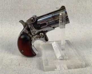 Serial - 148478
Mfg - Davis Industries
Model - D-32
Caliber - 32 Auto
Barrel - 2.5"
Capacity - 2
Type - Derringer
Located in Chattanooga, TN
Condition - 6 - Inoperable, Parts Only
This Davis Industries D-32 is perfect for aspiring gunsmiths in need of a project, this derringer has been in what I believe to be a fire at some point, as it has what looks like burn marks all over it. It's also missing one of the grip panels.

(LEO SEARCH & SEIZURE)