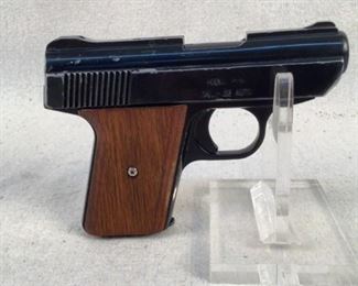 Serial - P049819
Mfg - Davis Industries
Model - P-32 Pistol
Caliber - 32 Auto
Barrel - 2.75"
Capacity - 6+1
Type - Pistol
Located in Chattanooga, TN
Condition - 4 - Aged, Heavy Wear
This Davis Industries P-32 would be a nice addition to any firearms collection. This pistol would make a nice shooter given it's weight as well. This particular example has wooden grips and a black painted finish.

(LEO SEARCH & SEIZURE)