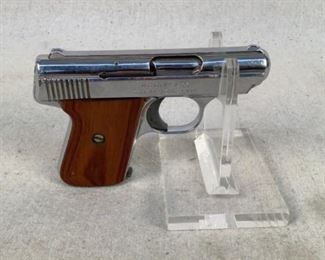 Serial - 241823
Mfg - Jennings Firearms
Model - J-22 Pistol
Caliber - 22 Long Rifle
Barrel - 2.5"
Capacity - 6+1
Type - Pistol
Located in Chattanooga, TN
Condition - 3 - Light Wear
The Jennings Firearms J-22 is perfect for those in need of a quality "mouse" gun. This pistol features a beautiful nickel finish and wooden grips.


(LEO SEARCH & SEIZURE)