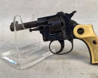 Serial - 70345
Mfg - Rohm
Model - RG20
Caliber - 22 Short
Barrel - 3"
Capacity - 6
Type - Pistol
Located in Chattanooga, TN
Condition - 5 - Poor, May Need Repair
This is a heavily used Rohm RG20. Cylinder wheel locks in correctly but trigger reset is non existent if you're able to make the firearm cycle once. May need repair.

(LEO SEARCH AND SEIZURE)