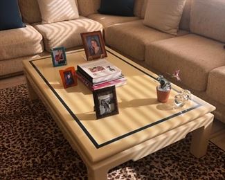 Vintage lacquer coffee table 