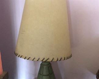 antique lamp with fiberglass shade you need this