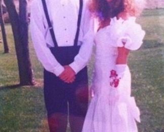 Cher at her high-school prom