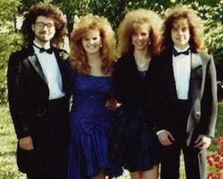 Our Group Prom shot, 1982