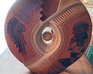 JR Diane Aragon Acoma Laguna Pueblo N.M., 16"w X 15"h, with winning ribbon, signed. Buy it now $150