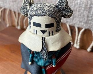Snow Maiden Hopi Kachina by Gerry Quotskuyva. 2.5"w X 4.5"h BUY IT NOW $50