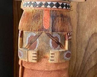 Broad Face Wuyak-Kutah Kachina signed Kendrick Coochyamptena, 4"w X 7.5"h Buy it now $125