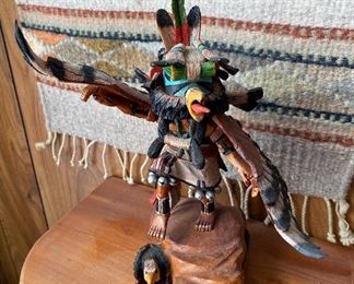 Winged Eagle Dancer By Milton. Howard, 8.5"w X 11"h X 7"D Buy It now $750 OBO