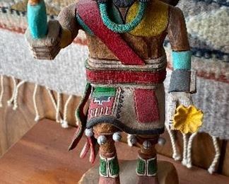 Sun Kachina by Donald Howard Jr,, 4"w X 11"h X 3"D BUY IT NOW $150