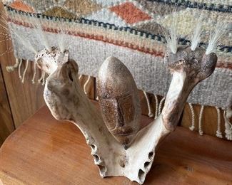 Aningayou Spirit sculpture Approximately 7.5"w X 6.5"h Buy it now $80