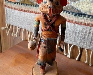 White Bear Kachina signed P. Bert 2.5"w X 8"h X 3"D Buy it now $80