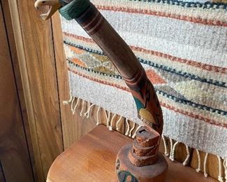 'Falcon' by Ted Francis, 4"w X 13.5"h X 6"D BUY IT NOW $130