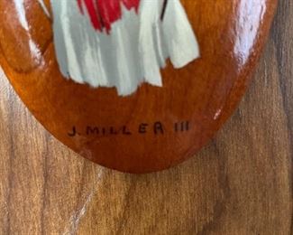 G. M. Skinner Clayton NY hand painted oar by J. Miller 2"w X 22"h Buy it now $40