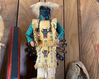 Randy Charging Bear Williams Oglala Sioux Doll, 7"w X 14"h X 7"D Buy it now $135