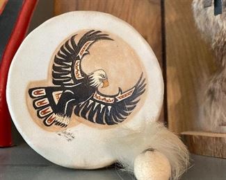Eagle Drum, 3.5"diameter X 2"d $8
