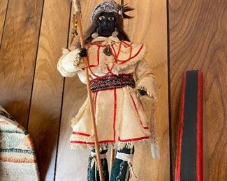 Applehead Doll "Stalking Turkey signed Elaine Wojcinski 7"w X 15"h X 5"d buy it now $35