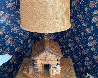 Boathouse lamp, 16"w X 27"h X 16"d buy it now $60