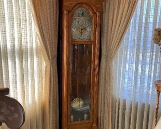 Daneker Grandfather clock; Approximately 21"w X 77"h X 12"d BUY IT NOW $400