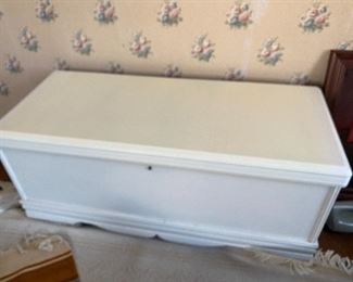 Vintage trunk, approximately 44.5”l X 19”h X 18.5”d