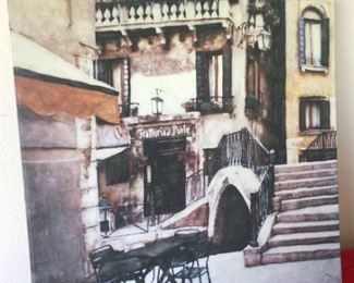 Trattoria Ponte Canvas Print