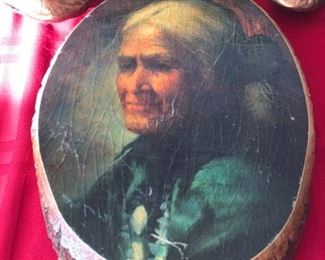 Vintage Baby Boot Frame SW Indian Picture