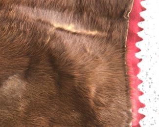 Vintage Fur ThrowRug by Cownie Trading Co