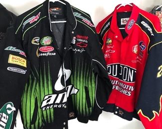 NASCAR jackets, Mountain Dew, Dupont