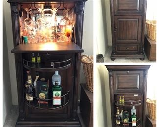 Howard Miller cognacs wine  bar cabinet