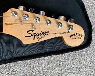 Fender squire Stratocaster bullet series guitar With case 