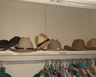 A few cowboy hats
