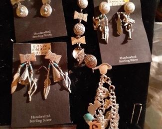 Sterling western jewelry. All new old stock that's been stored away since the late 70s