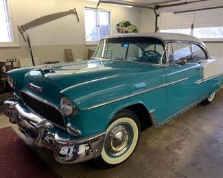 1955 Chevy Bel Air totally restored!
Runs perfect!