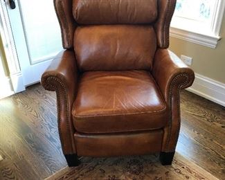 Walter E Smithe Leather recliner