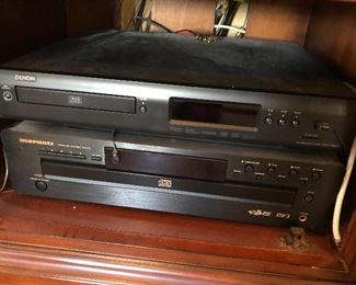 Marantz 5 disc changer CC4001 and Denon Blu Ray disc player DVD-1800BD