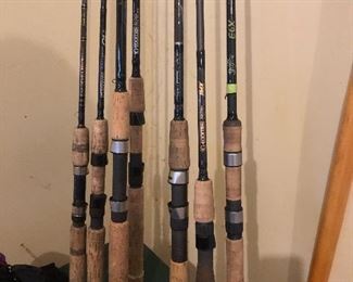 Fishing rods - G Loomis, Falcon, St. Croix