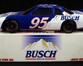 David Green #95 Busch Beer 1:24 Scale Diecast And Roy Allen #19 Hooters 1:24 Scale Diecast Cars