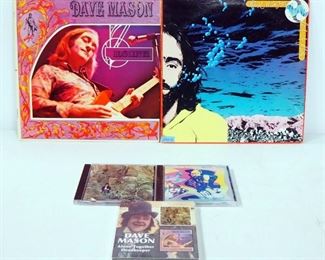 Dave Mason Vinyl LPs And CDs, Qty 5, Includes Alone Together, Headkeeper, Let It Flow, And Best Of