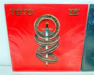 Fleetwood Mac, Dire Straits, And Toto Vinyl LPs And CD, Various Titles, Total Qty 5