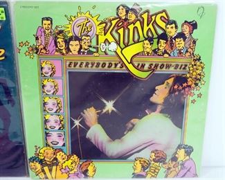 The Kinks Vinyl LPs And CDs, Includes Everybody's In Show-Biz, Schoolboys In Disgrace, And Ultimate Collection, Some Japanese Release, Total Qty 5