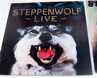 Steppenwolf And John Kay Vinyl LPs, Includes Self Titled (Mono), Monster, Live, Early Steppenwolf, The Second And More, Total Qty 6