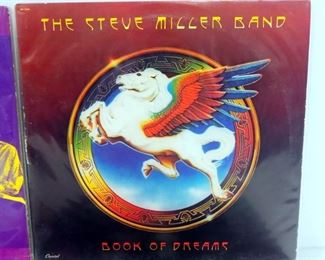 Steve Miller Band Vinyl LPs, Includes Joker, Fly Like An Eagle, Book Of Dreams, And Children Of The Future