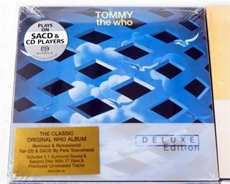 The Who Deluxe Edition CDs, Includes Tommy (SACD & CD), The Who Sell Out, Who's Next, And Live At Leeds, Each Has 2 Discs, 3 Sets Still Factory Sealed