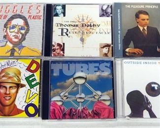 CD Collection, Artists Include The Tubes, Devo, The Buggles, Gary Numan, And Thomas Dolby, Most Sealed, Qty 6