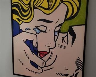 Art by " Roy Lichtenston"