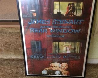 Alfred Hitchcock Rear Window Movie Poster 