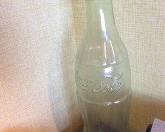 1960's Coca-Cola Oversized Bottle Bank Top 